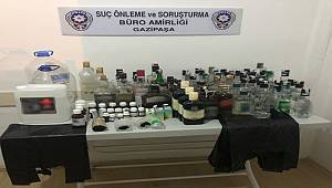 Gazipaşa İlçemizde Sahte İçki  Operasyonu 