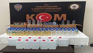Giresun Emniyet Müdürlüğü Sahte İçki Operasyonu