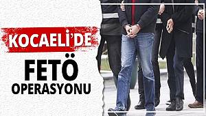 Kocaeli'de FETÖ/PDY Silahlı Terör Örgütünün Jandarma Mahrem Yapılanmasına Yönelik Eş Zamanlı Operasyon