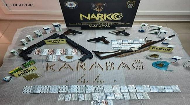 Malatya'da Narkotik Ekipleri Uyuşturucu Operasyonu Düzenledi