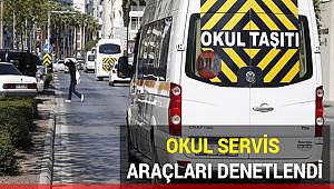 Okul Servis Araçları ve Şoförleri Denetlendi 