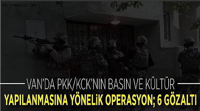 PKKKCK Silahlı Terör Örgütünün Basın Ve Kültür Yapılanmasına Operasyon 