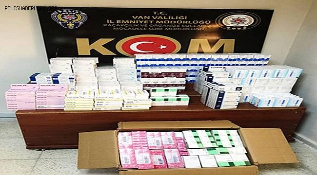 Van'da Kargo Aktarım Merkezinde Tıbbi İlaç Ele Geçirildi