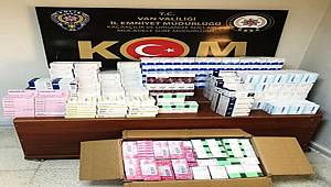 Van'da Kargo Aktarım Merkezinde Tıbbi İlaç Ele Geçirildi