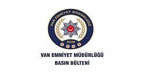 Van Emniyet Müdürlüğü PKK/KCK terör örgütüne yönelik Basın Açıklaması