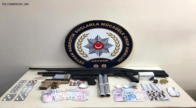 Adana'da uyuşturucu satıcılarına yönelik operasyon düzenlendi 19 gözaltı