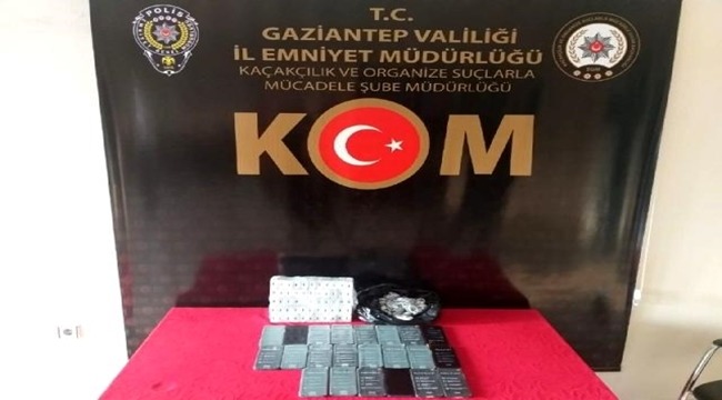 Gaziantep Polis, telefon kaçakçılarına göz açtırmıyor