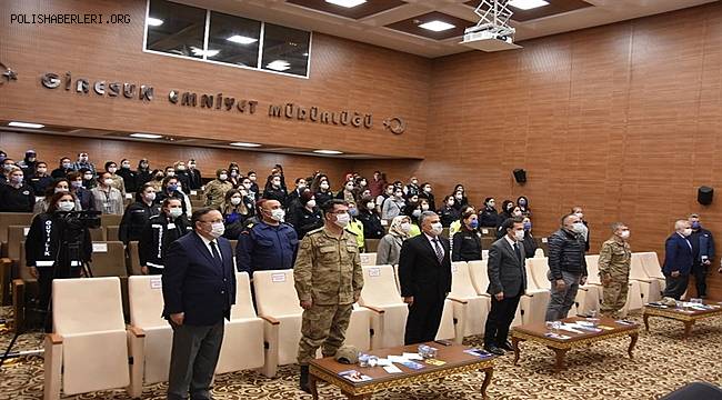 Giresun'da En İyi Narkotik Polisi Anne projesi 