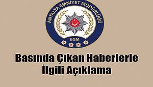 “Kızım Rehin alındı” Haberi ile ilgili Basın Açıklaması