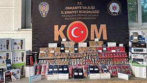 Osmaniye Kaçakçılık ve Organize Suçlarla Mücadele Şube Müdürlüğü 11 şahıs hakkında işlem