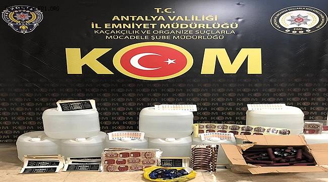 Sahte İçki Üreten 17 Adrese Eş Zamanlı Operasyon Düzenlendi 
