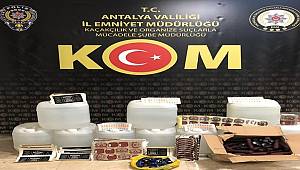 Sahte İçki Üreten 17 Adrese Eş Zamanlı Operasyon Düzenlendi 