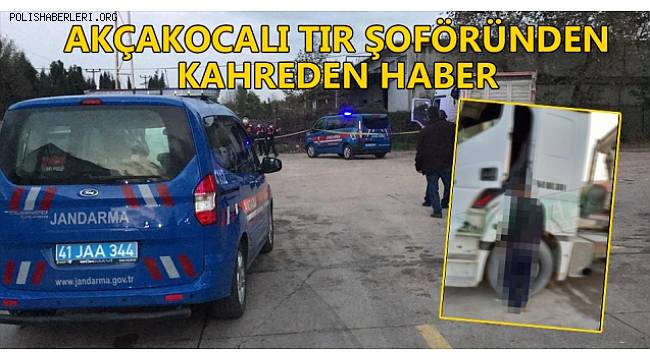 Tır sürücüsü emniyet kemeri ile kendini asarak intihar etti