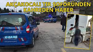 Tır sürücüsü emniyet kemeri ile kendini asarak intihar etti