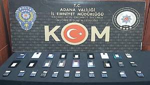 Adana'da, Kom Şube ekipleri  kaçak 1430 paket sigara ve 805 paket pipo tütünü ele geçirdi