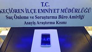 Ankara Polisi 60 farklı güvenlik kamerasını izleyerek Motorlu Kapkaççıyı yakaladı