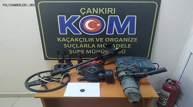 Çankırı Emniyet Müdürlüğü KOM Şube Ekipleri Tarihi Eser Kaçakçılarına göz açtırmıyor 
