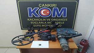 Çankırı Emniyet Müdürlüğü KOM Şube Ekipleri Tarihi Eser Kaçakçılarına göz açtırmıyor
