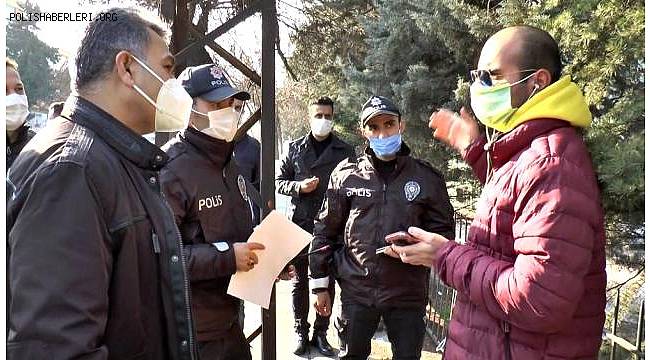 Ekmek bahanesi ile sokağa çıkan vatandaşlar karşısında Emniyet Müdürü Zeybek'i buldu