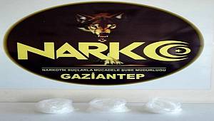 Gaziantep'te Yolcu otobüsünde 3 kilogram uyuşturucu madde ele geçirildi