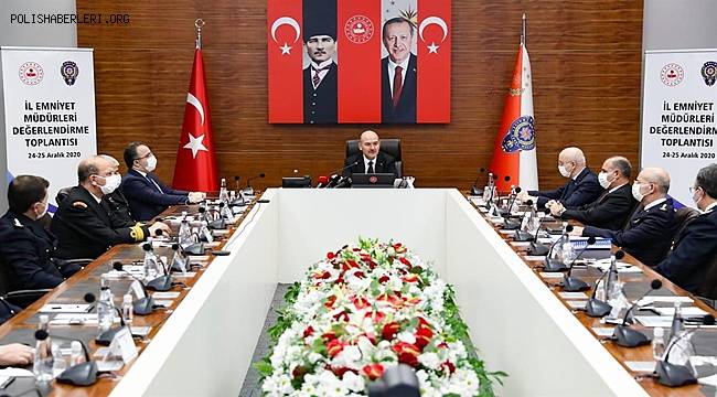İçişleri Bakanımız Sayın Süleyman Soylu İl Emniyet Müdürleri Toplantısına Katıldı 