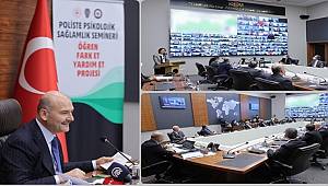 İçişleri Bakanımız Sayın Süleyman Soylu'nun Katılımlarıyla Poliste Psikolojik Sağlamlık Semineri Gerçekleştirildi