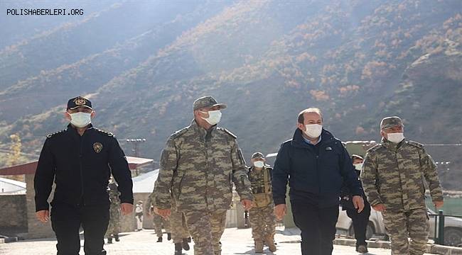 Şırnak'ta Nezirkına Üs Bölgesi ve Andaç Taburu Ziyareti Gerçekleşti