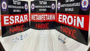Tatvan İlçe Emniyet Müdürlüğü ekiplerince yapılan aramada uyuşturucu madde ele geçirildi