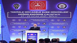 Bakan Soylu, Terörle Mücadele Şube Müdürleri Değerlendirme Çalıştayı 