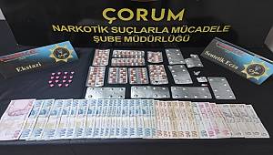 Çorum Narkotik Şube Müdürlüğü Ekiplerince düzenlenen Operasyonda 1 kişi tutuklandı