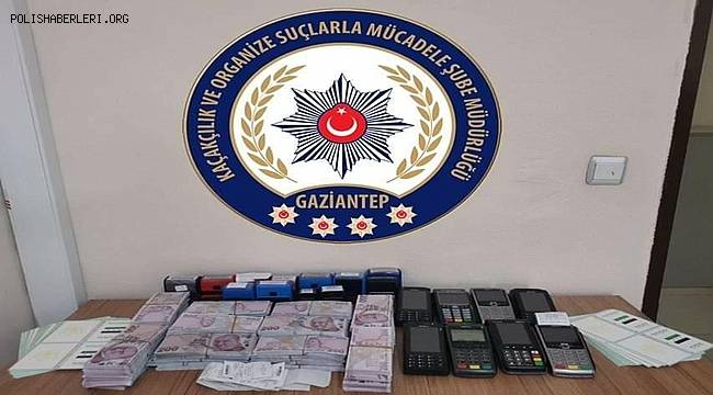 Gaziantep'te bir matbaada 4 bin 591 adet sahte 200 liralık banknot bulundu
