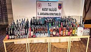 Hatay'da kaçak içki operasyonunda 2 kişi gözaltına alındı