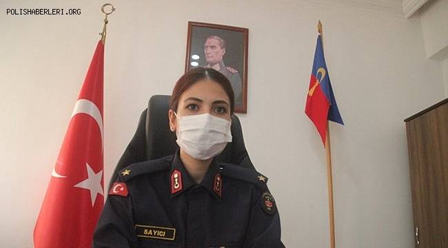 Kayseri'nin İlk Kadın İlçe Jandarma Komutanı işini 