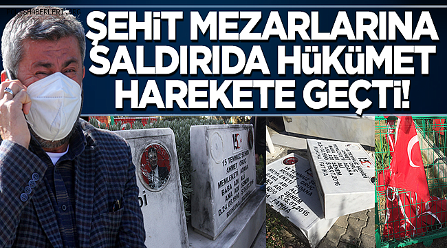 Adana'da 15 Temmuz şehidi ikiz polislerin mezarlarına alçak saldırı 