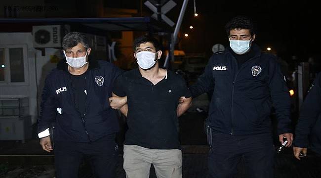 Adana'da polisten kaçarken kaza yapan araçtaki şüpheli gözaltına alındı