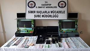 Gaziantep Siber Suçlarla Mücadele ekipleri Bahis çetesine operasyon düzenledi