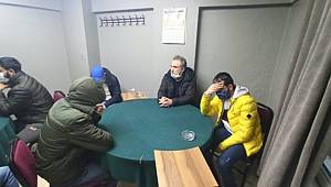 Kumar baskınında ‘Özel Güvenlik’ elbiseli oyunsever, polisi kandıramadı