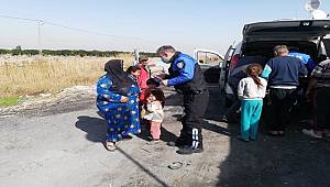 Mersin Polisinden Tarım İşçilerine Ziyaret 