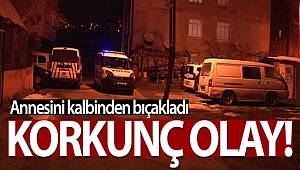 Pendik'te Dehşet Annesini Kalbinden Bıçakladı 