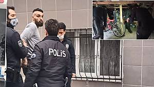 Polis'ten kaçan ve Çatıda yakalanan Şüpheli, Akşam eniştem karakola gelince konuşuruz dedi