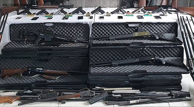 Trabzon merkezli silah kaçakçılığı operasyonunda 9 kişi gözaltına alındı
