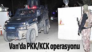 Van'da PKK/KCK Terör Örgütü operasyonunda 27 şüpheli gözaltına alınmıştır 