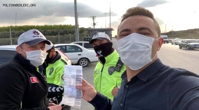Adana'da Polis Helikopterini Görüntüleyen Seyir halindeki Sürücüye 315 lira ceza kesildi