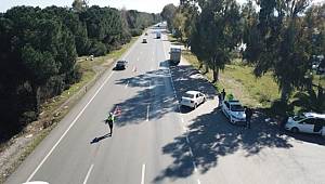 Antalya Trafiği Havadan Helikopter ve Drone ile Denetlendi