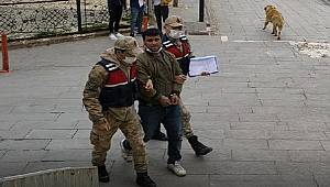 Besni'de depodan fıstık çalan şüpheli şahıs tutuklandı