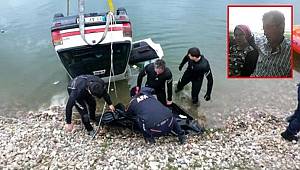 Bilecik'te gölete düşen otomobilden karı kocanın cansız bedeni çıkarıldı