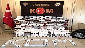 Gaziantep'te 2 bin 580 paket kaçak sigara ele geçirildi
