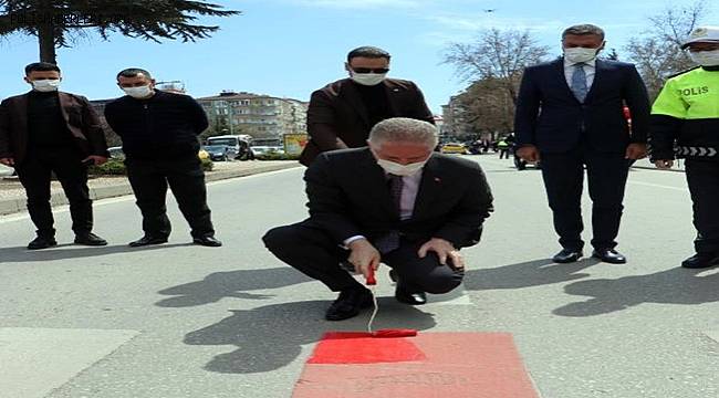 Gaziantep'te İl Genelinde 'Yayalar Kırmızı Çizgimiz' uygulaması