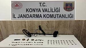 Konya'da Bizans, Roma ve Osmanlı dönemine ait tarihi eserler ele geçirildi