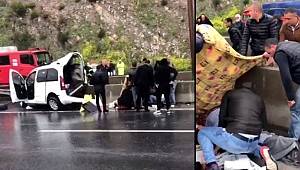 Osmaniye'de otoyolda meydana gelen kazada 1 kişi hayatını kaybetti 2 kişi yaralandı